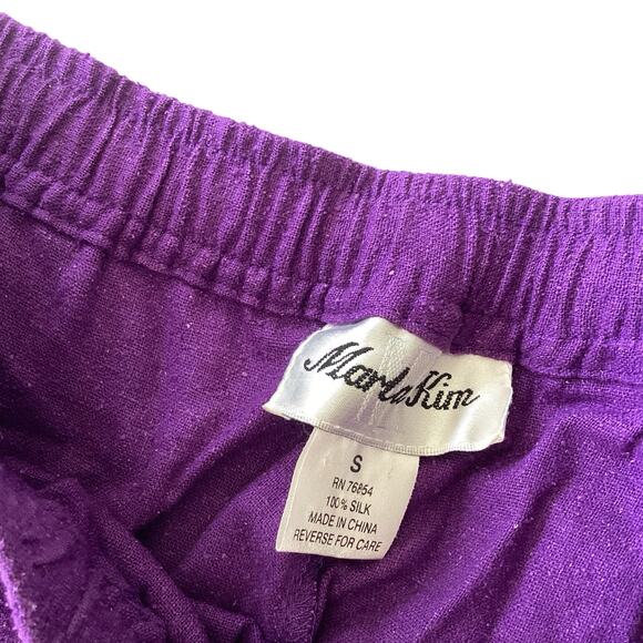 Marla Kim Silk Capri Pants - Picture 2 of 3